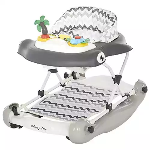 Dream On Me 2-in-1 Aloha Fun Activity Baby Walker and Rocker