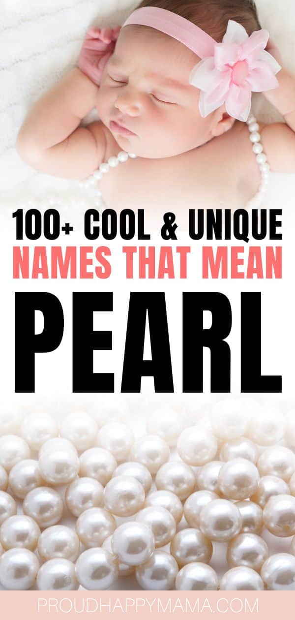 baby names that mean pearl