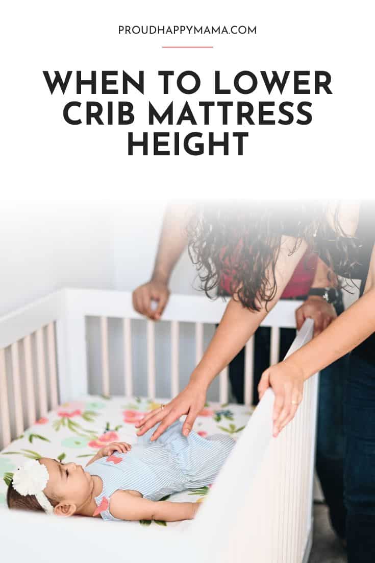 when to lower crib