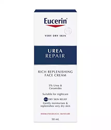 Eucerin Dry Skin Replenishing Face Cream Night 5% Urea With Lactate 50Ml