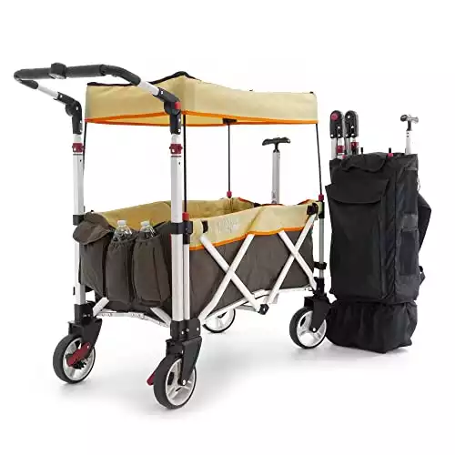 Creative Outdoors Pack and Push Ultra Compact Folding Stroller Wagon