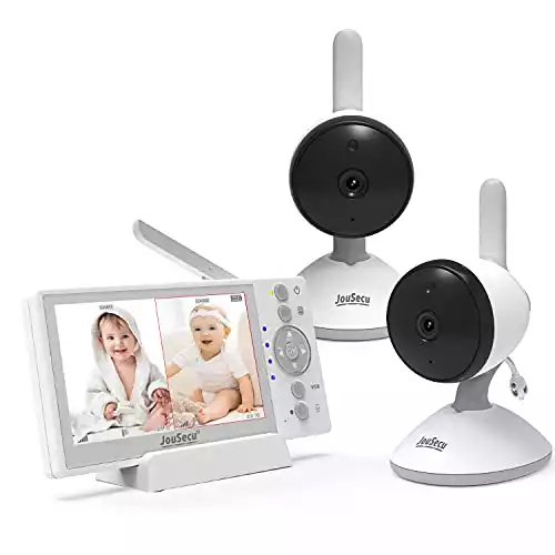 Josie Baby Monitor with 2 Camera 4.3 Inches LCD Split Screen