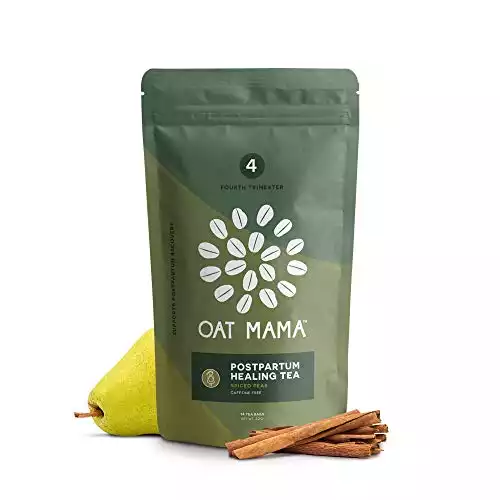 Oat Mama Postpartum Healing Tea, Organic Herbs for Postpartum Recovery