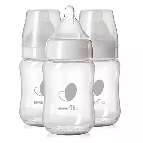 Evenflo Feeding Balance + Wide Neck Glass Bottles