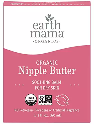 Organic Nipple Butter Breastfeeding Cream by Earth Mama