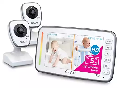 Axvue HD Video Split Screen Baby Monitor