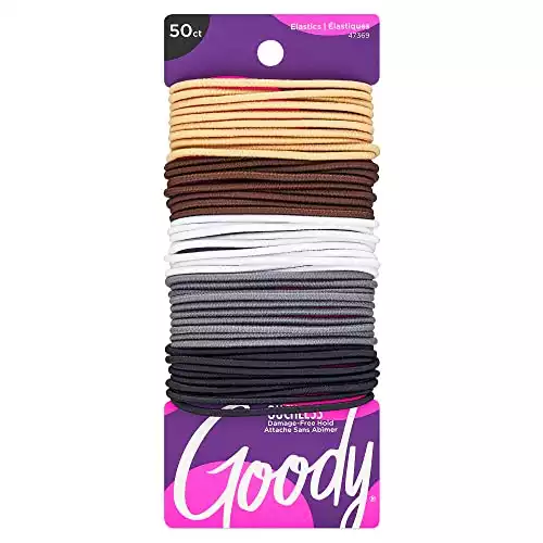 Goody Ouchless Elastic Hair Tie - 50 Count