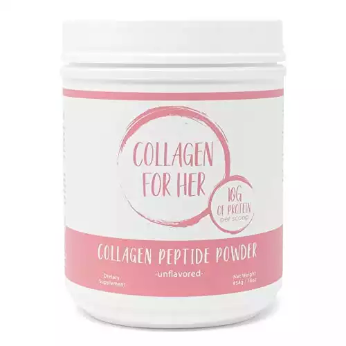 Collagen for Her Unflavored Collagen Peptides Powder