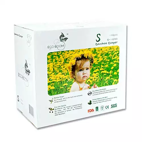 ECO BOOM Baby Bamboo Biodegradable Diapers