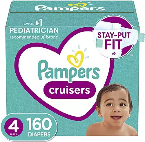 Pampers Cruisers Diapers - Size 4