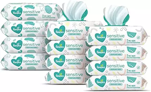 Pampers Sensitive Water Based Baby Wipes