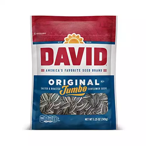 DAVID SEEDS Roasted and Salted Original Jumbo Sunflower Seeds