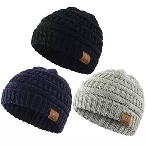 Durio Soft Warm Knitted Baby Hats