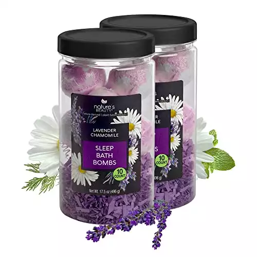 Nature’s Beauty Lavender Chamomile Bath Bombs