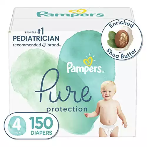 Pampers Pure Protection Hypoallergenic Disposable Baby Diapers
