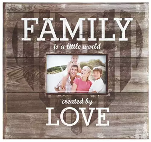 "Family is a Little World Created by Love" Scrapbook Album