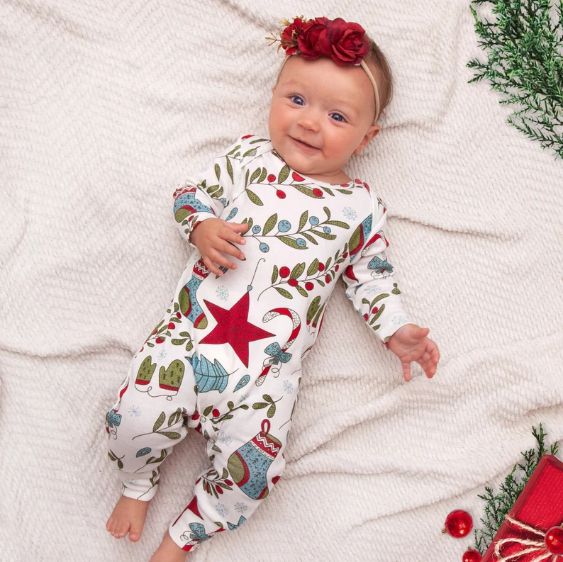 Baby Girl First Christmas Outfit