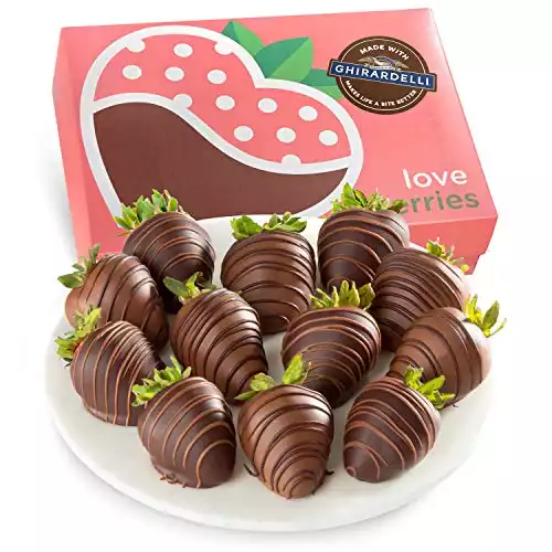 Golden State Fruit Made With Ghirardelli Chocolate Covered Strawberries, 12Count