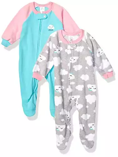 Gerber Baby Girls' Toddler 2-Pack Blanket Sleeper
