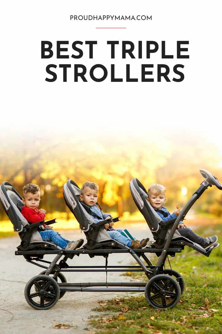 best triple strollers