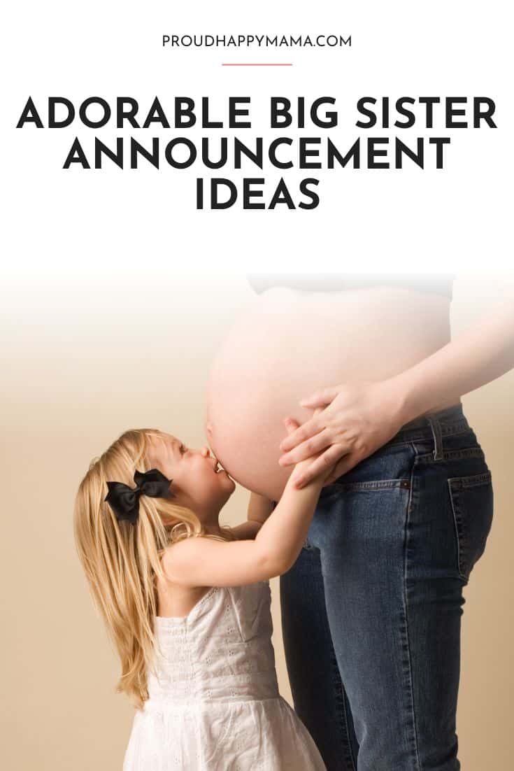 big sister pregnancy announcement