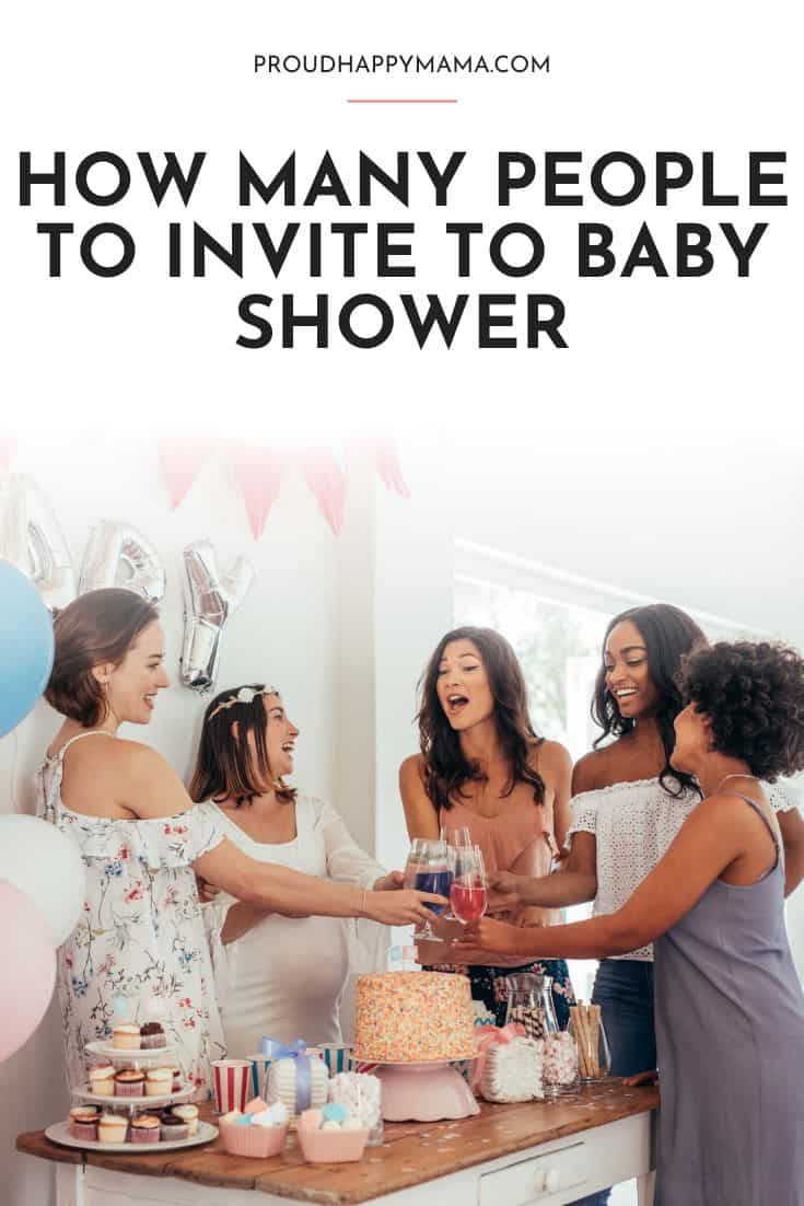how many people to invite to baby shower