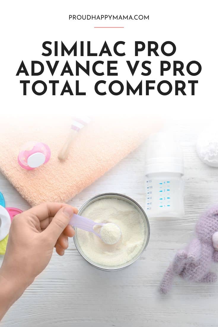 similac pro total comfort vs pro advance