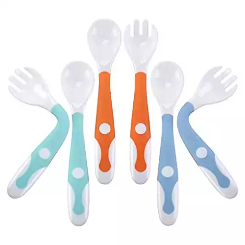 Baby Utensils Spoons Forks 3 Set