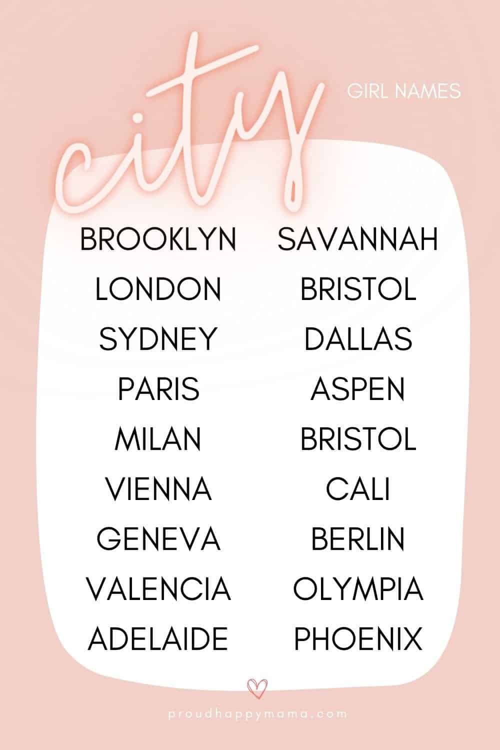 city names for girls