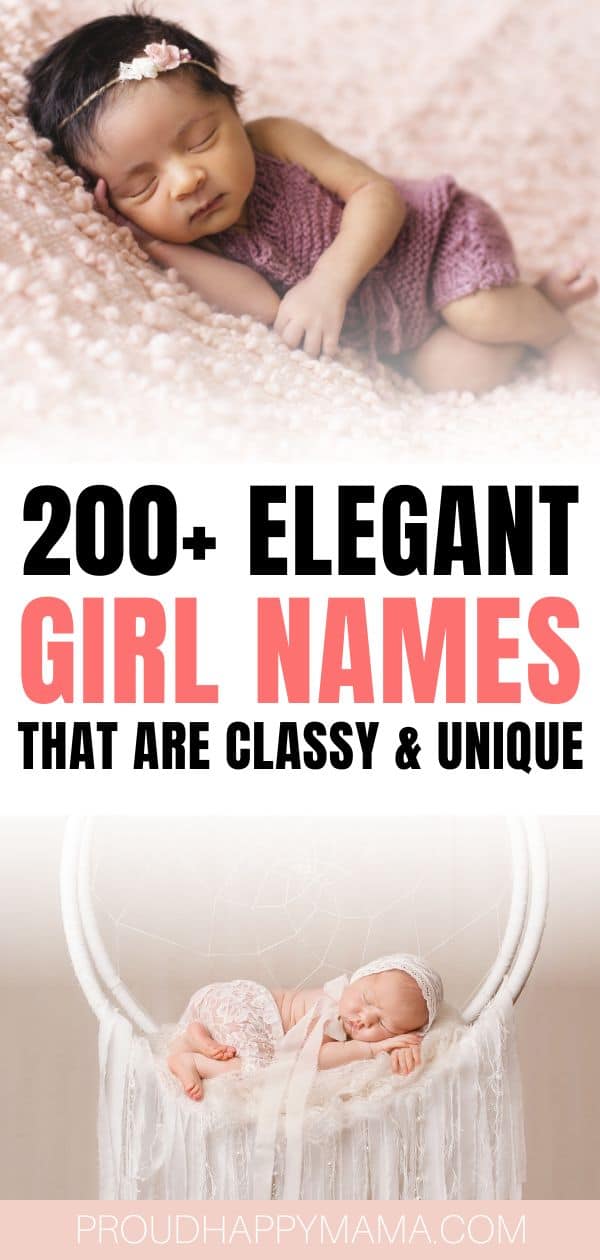 classy elegant girl names