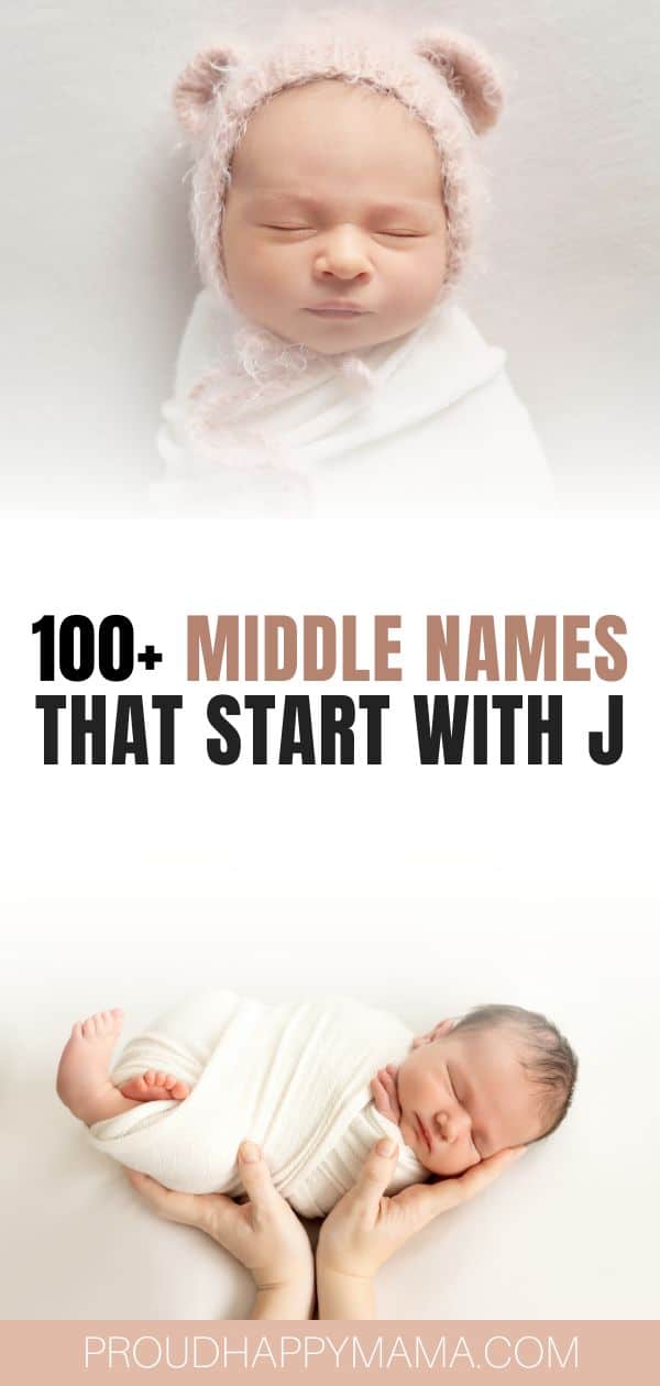 middle names that start with j