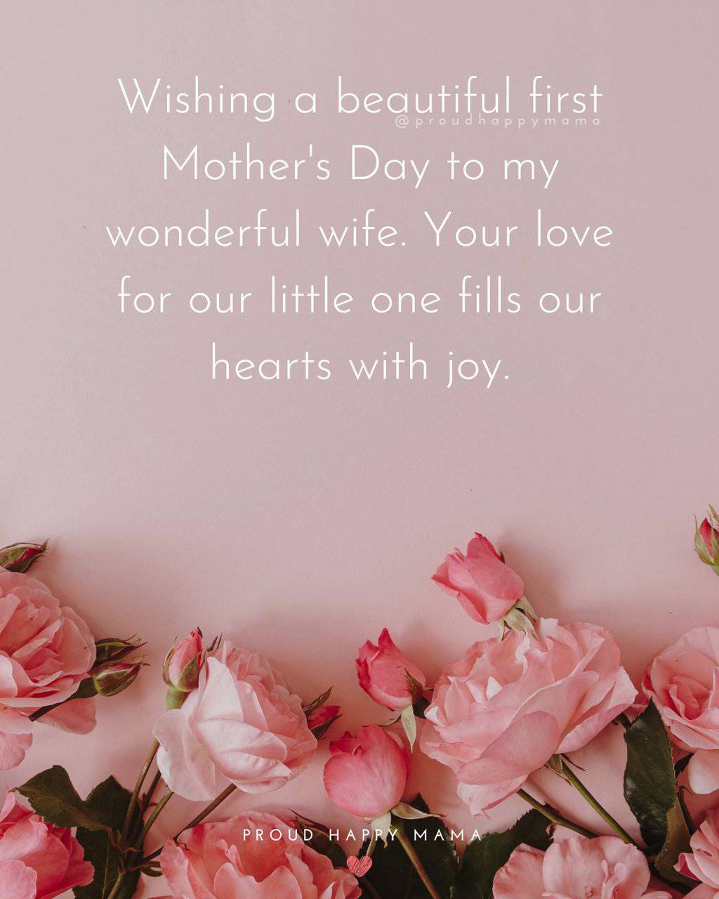 First Mother's Day quotes from husband