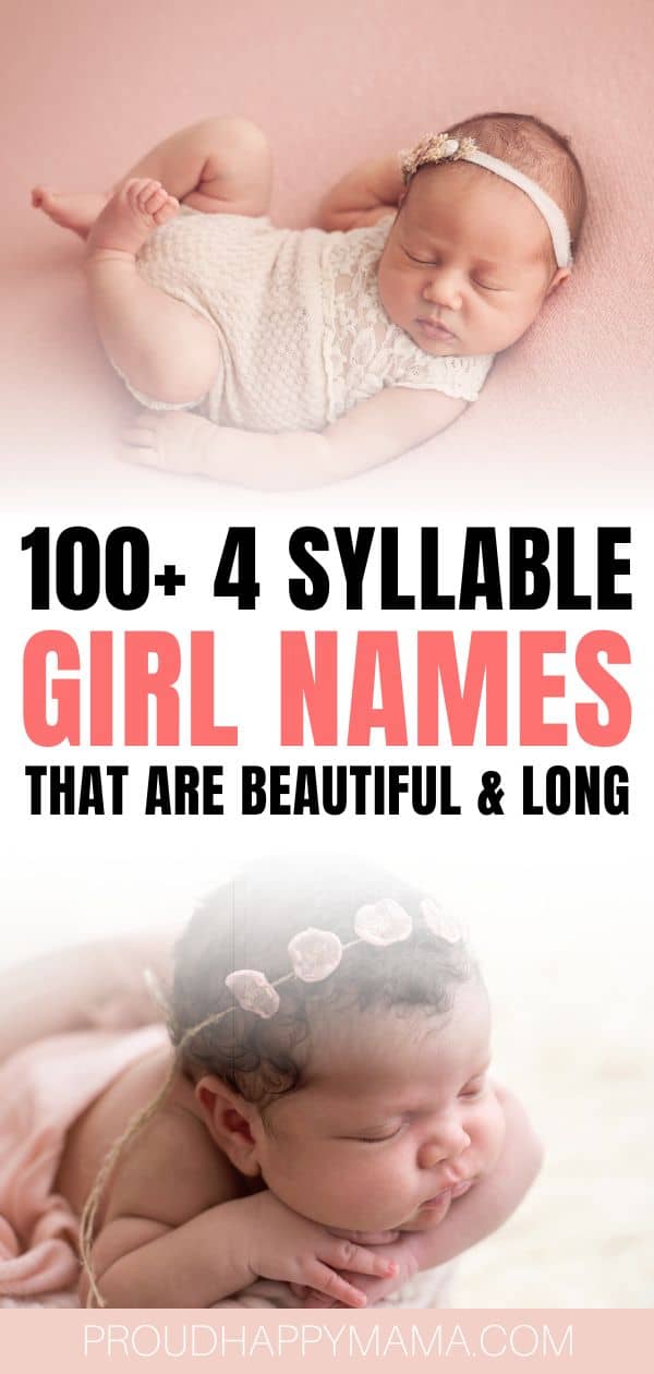 4 syllable names for girls