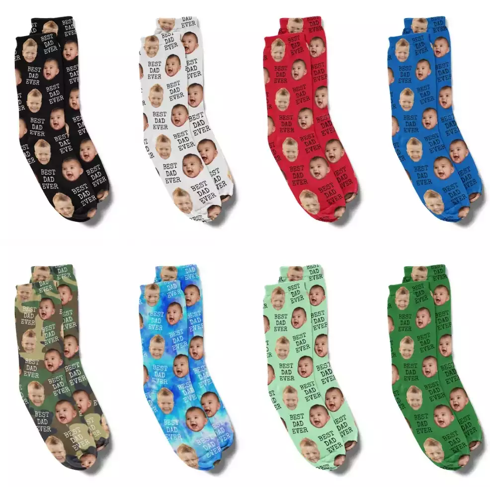 Personalized 'Best Dad Ever' Socks