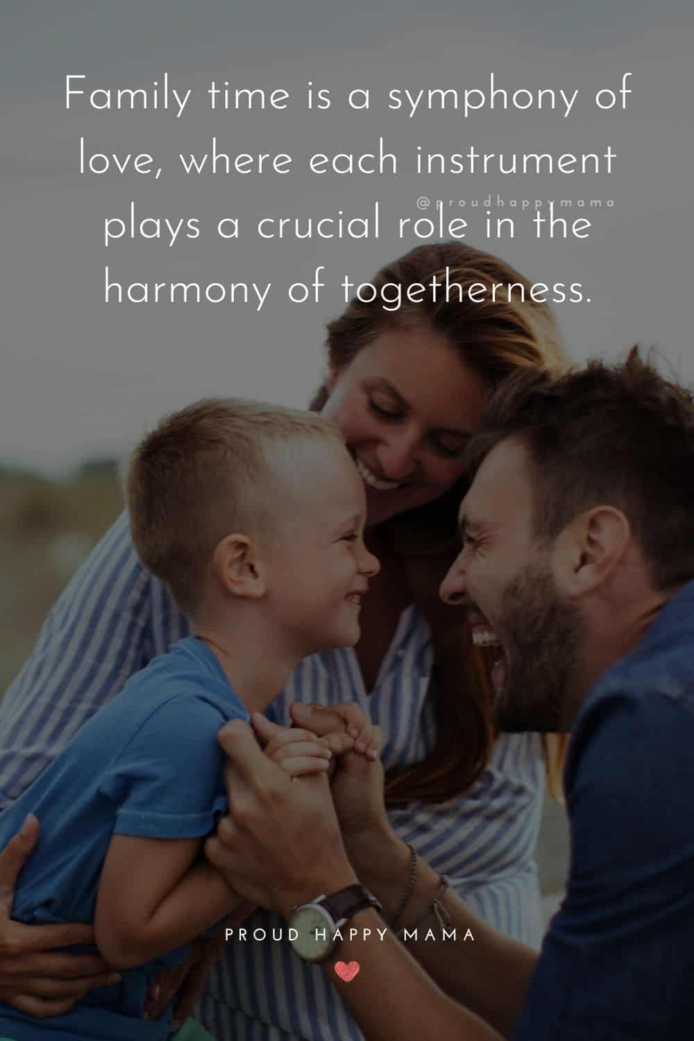 time with family quotes - Family time is a symphony of love, where each instrument plays a crucial role in the harmony of togetherness.