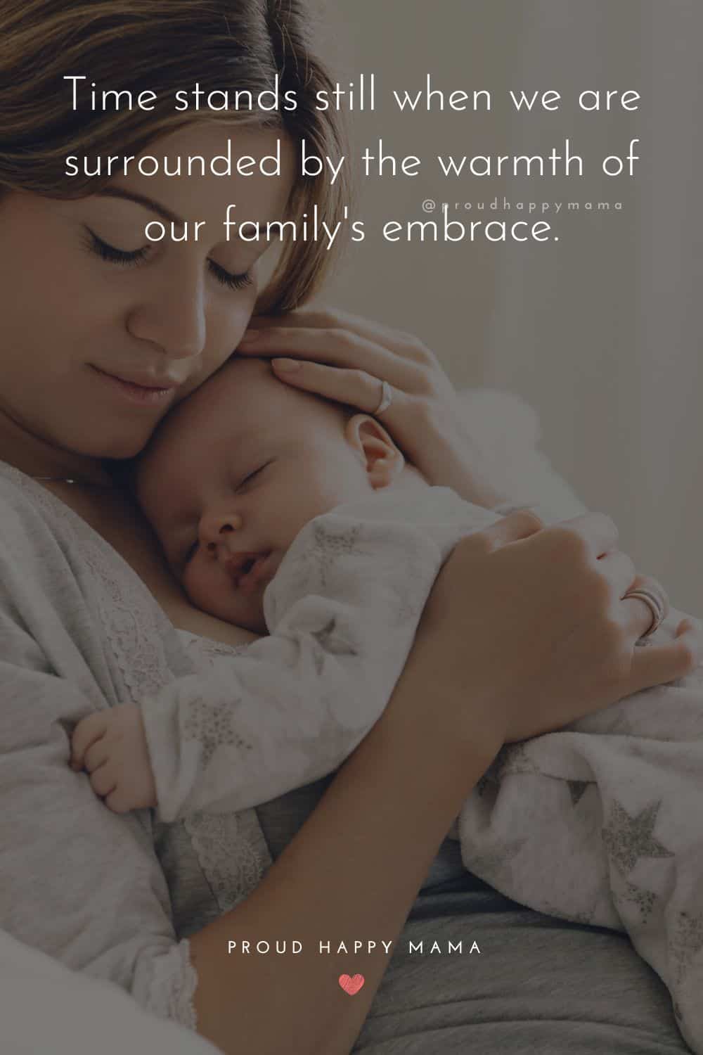 time with family quotes - Time stands still when we are surrounded by the warmth of our family's embrace.