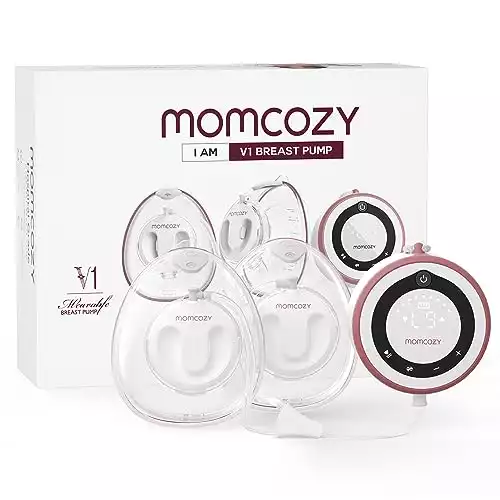 Momcozy V1 Hands-Free & Portable Breast Pump