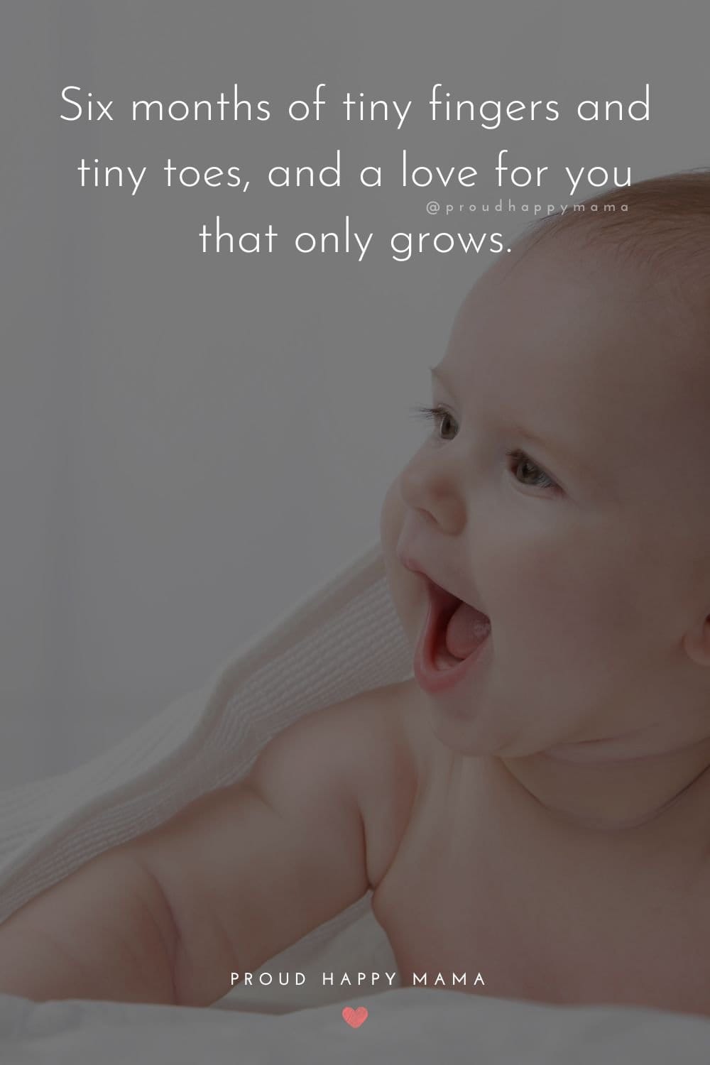 6 months baby quotes words