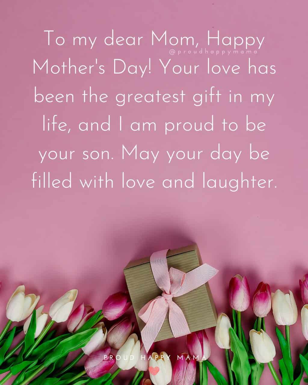 Mother’s Day Message From Son