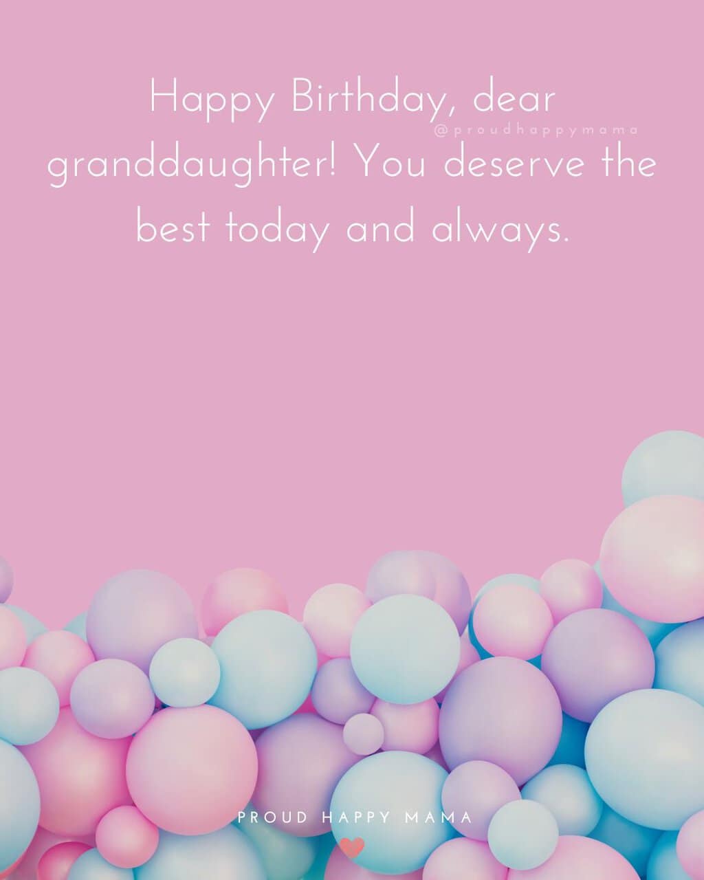 Happy Birthday, dear granddaughter! You deserve the best today and always.