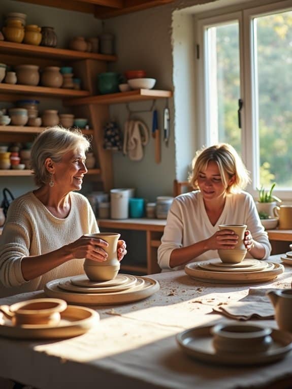 pottery making bonding experience