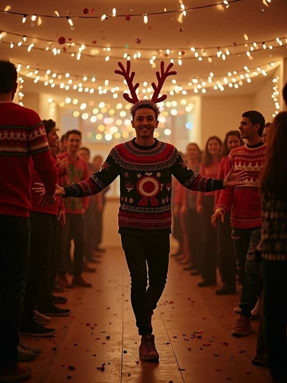 ugly sweater runway contest