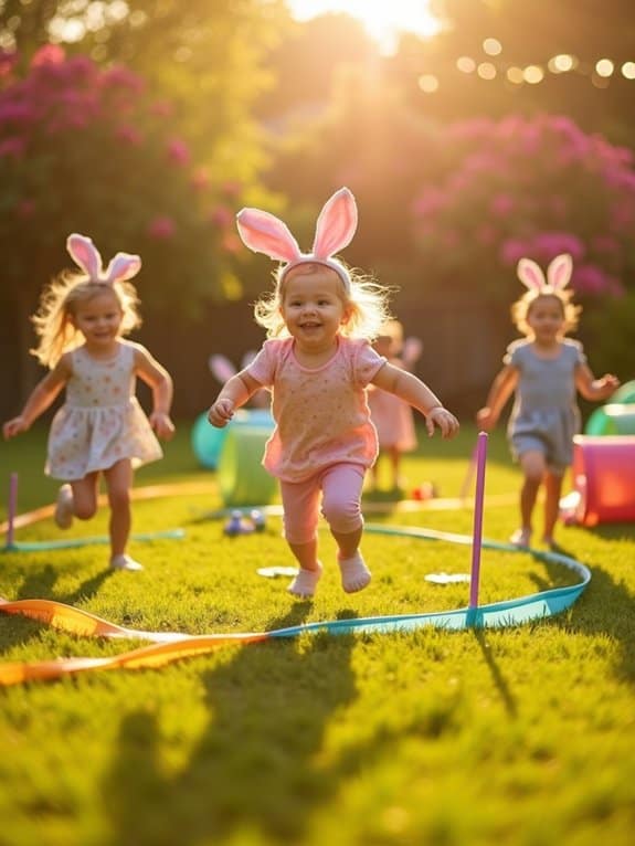 bouncy bunny obstacle course