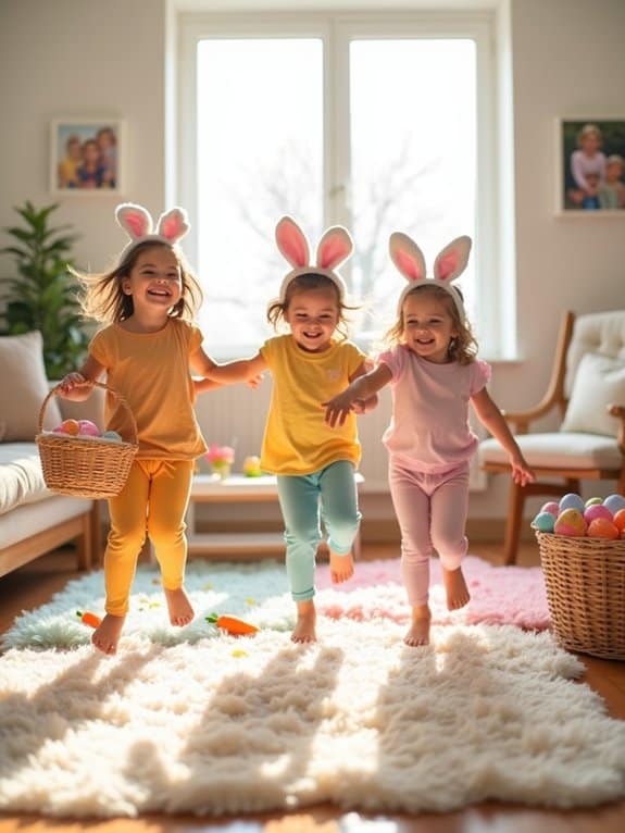 bunny hop relay playdate fun