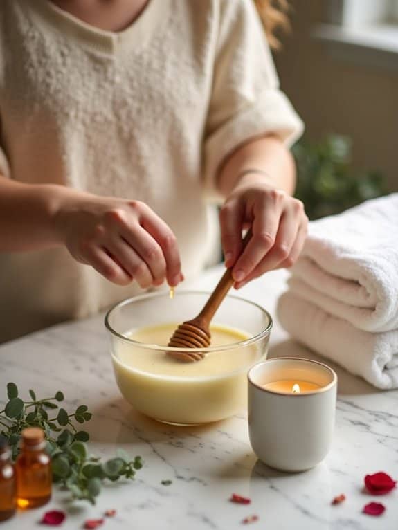 cozy diy spa experience