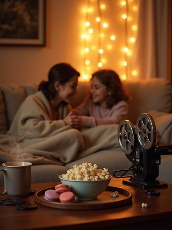cozy family movie night