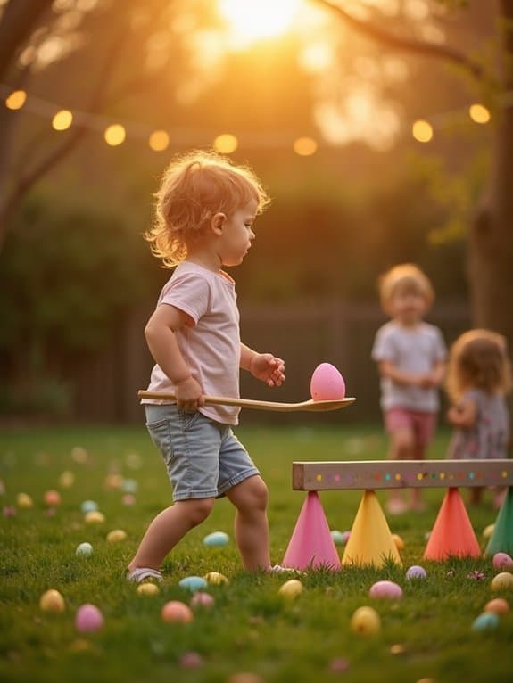 egg and spoon balance challenge